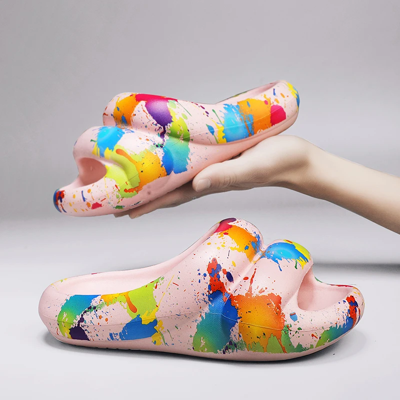 Cloud Sandal Indoor House Slipper Woman Heeled Slippers Soft Thick Sole Women's Slides Comfortable Nonslip Bathroom Ladies Shoes 
Cloud Sandal Indoor House Slipper Woman Heeled Slippers Soft Thick Sole Women's Slides Comfortable Nonslip Bathroom Ladies Shoes