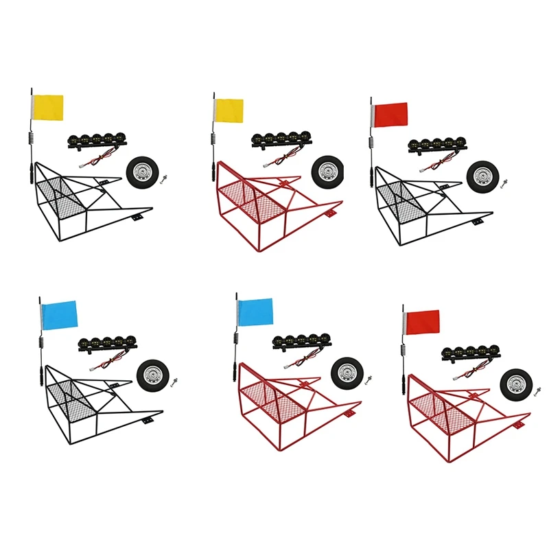 Metal Roll Cage Spare Tire Rack Headlight Antenna For WPL D12 1/10 RC Car Upgrade DIY Modified Parts
Metal Roll Cage Spare Tire Rack Headlight Antenna For WPL D12 1/10 RC Car Upgrade DIY Modified Parts