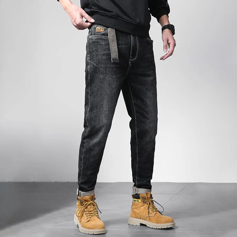 New Arrival Fahsion Oversized Autumn Vintage Black Men's Loose Cotton Elastic Jeans Men Plus Size 28-33 34 36 38 40 42 44 46
New Arrival Fahsion Oversized Autumn Vintage Black Men's Loose Cotton Elastic Jeans Men Plus Size 28-33 34 36 38 40 42 44 46