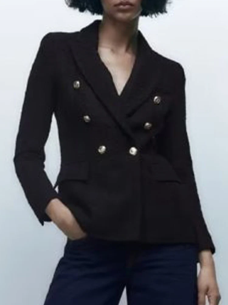 Kumsvag 2022 Autumn Women Veins Blazers Coats Suit Casual Solid Double Breasted Female Elegant OL Street Blazer Outerwear
Kumsvag 2022 Autumn Women Veins Blazers Coats Suit Casual Solid Double Breasted Female Elegant OL Street Blazer Outerwear