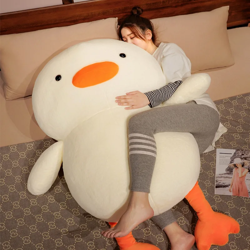 60-100CM Giant Duck Plush Toys Fluffy Sleep Pillow Seat Cushion Cute Animal Stuffed Soft Doll Floor Mat Kids Girls Birthday Gift
60-100CM Giant Duck Plush Toys Fluffy Sleep Pillow Seat Cushion Cute Animal Stuffed Soft Doll Floor Mat Kids Girls Birthday Gift