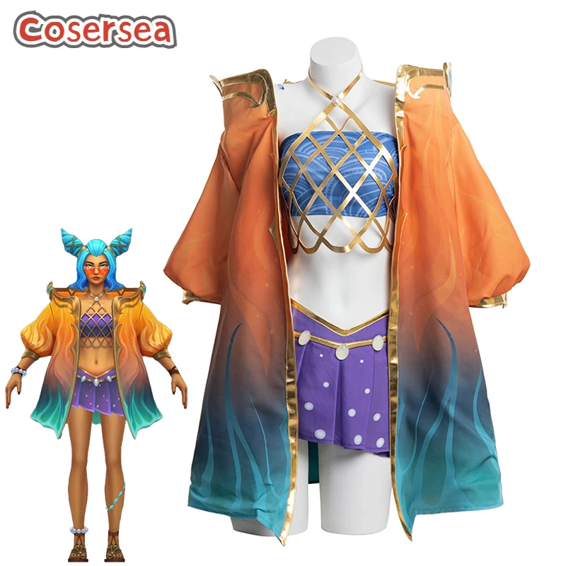 Костюм для косплея Cosersea Zeri, купальник, игры LOL Ocean Song Zeri, костюмы для косплея, сексуальный женский купальник, наряд для вечеринки, полный комплект
Костюм для косплея Cosersea Zeri, купальник, игры LOL Ocean Song Zeri, костюмы для косплея, сексуальный женский купальник, наряд для вечеринки, полный комплект