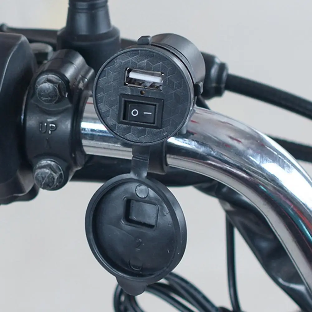 USB Phone Charger Safe Black with Switch Single Phone Charger Socket USB Charger for Motorbikes
USB Phone Charger Safe Black with Switch Single Phone Charger Socket USB Charger for Motorbikes