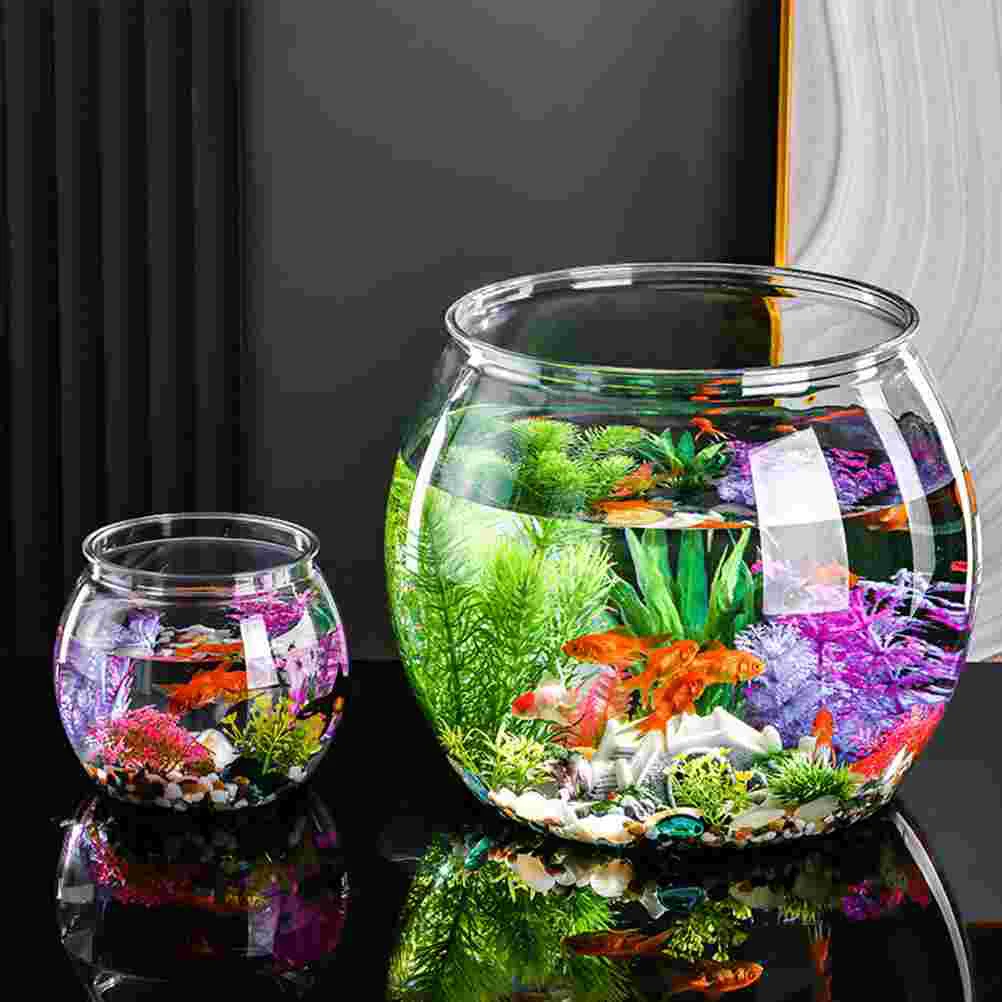 Round Bowl Micro Landscape Fish Tank Desktop Goldfish Lightweight Decor Small Decorative Vase
Round Bowl Micro Landscape Fish Tank Desktop Goldfish Lightweight Decor Small Decorative Vase