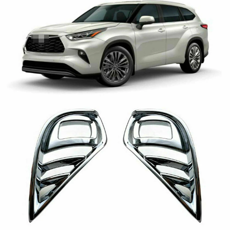 For Toyota Highlander 2020-2022 Front Fog Light Lamp Cover Trim ABS Carbon Fiber/Chrome Car Styling Accessories
For Toyota Highlander 2020-2022 Front Fog Light Lamp Cover Trim ABS Carbon Fiber/Chrome Car Styling Accessories