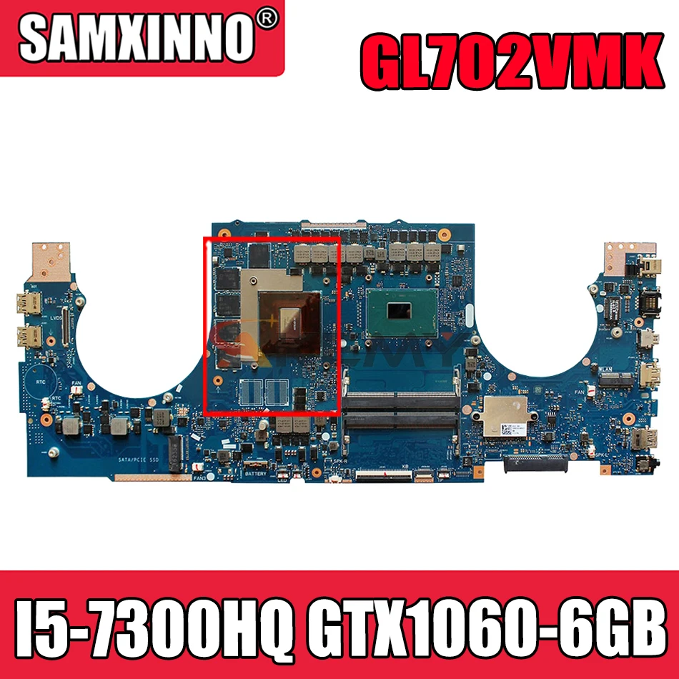 Материнская плата Akemy GL702VMK для ноутбука ASUS ROG GL702VMK GL702VM GL702V, оригинальная материнская плата I5-7300HQ
Материнская плата Akemy GL702VMK для ноутбука ASUS ROG GL702VMK GL702VM GL702V, оригинальная материнская плата I5-7300HQ