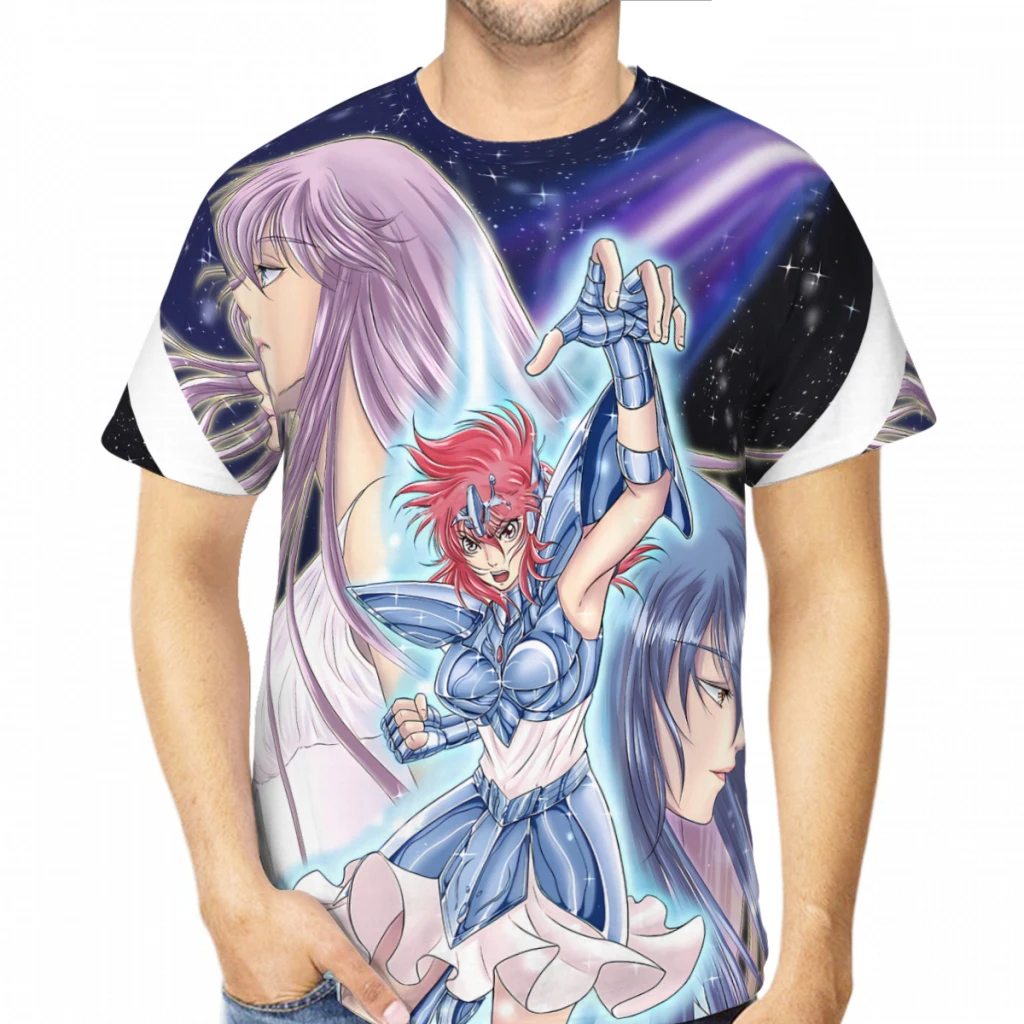 Мужская футболка с принтом fanartcomics Saint Seiya, повседневная быстросохнущая футболка из полиэстера для уличного спорта, уличные футболки,
Мужская футболка с принтом fanartcomics Saint Seiya, повседневная быстросохнущая футболка из полиэстера для уличного спорта, уличные футболки,