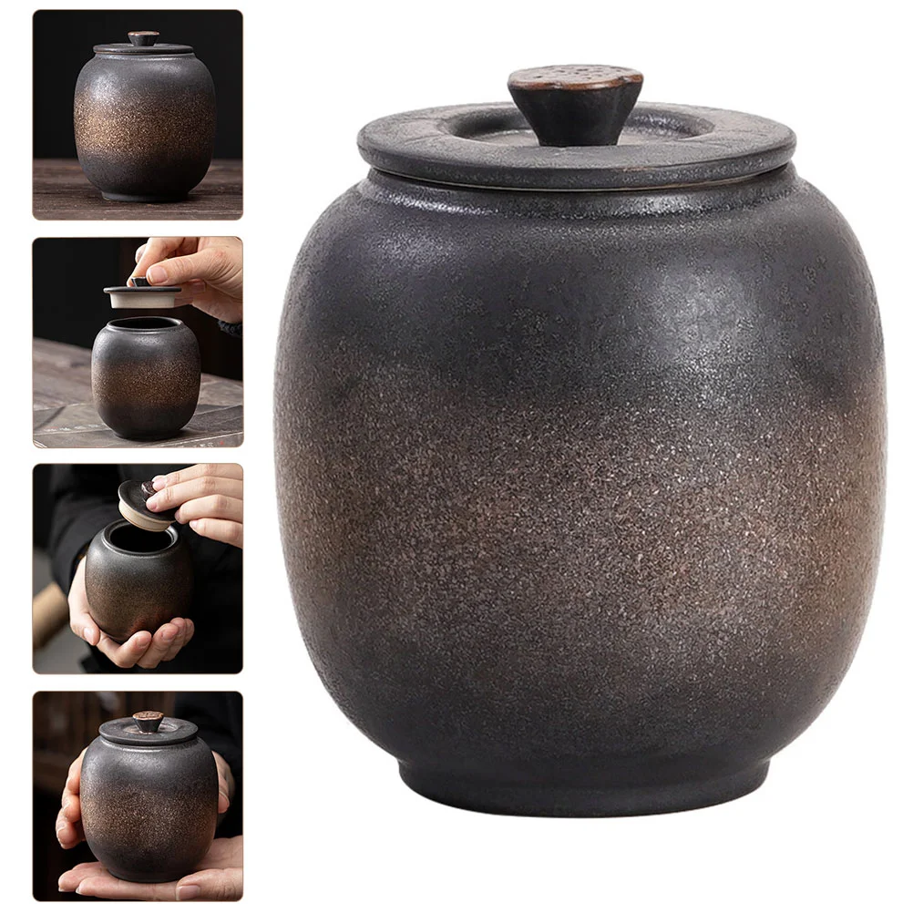 Tea Jar Ceramic Canister Storage Container Coffee Loose Sugar Jars Canisters Kitchenporcelainleaf Sealedcandy Tin Containers
Tea Jar Ceramic Canister Storage Container Coffee Loose Sugar Jars Canisters Kitchenporcelainleaf Sealedcandy Tin Containers