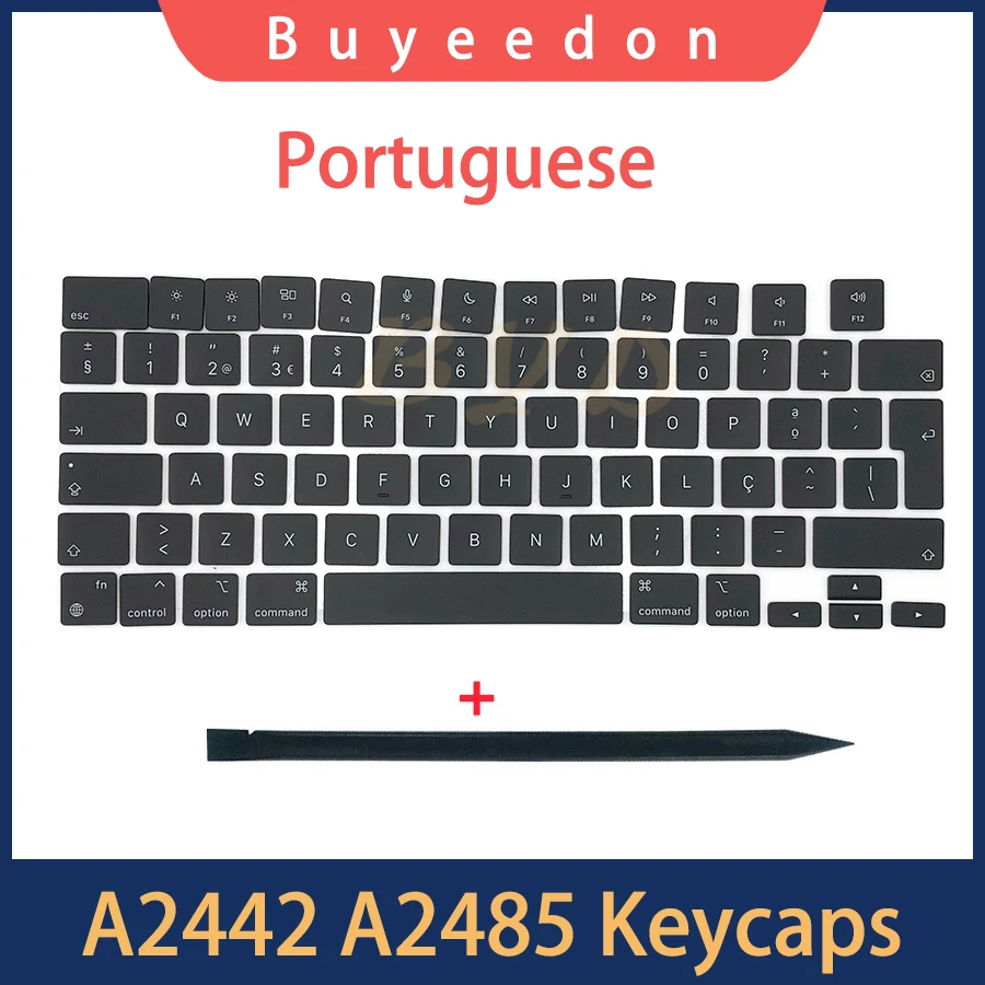 New A2442 A2485 Keycaps Key Cap Portuguese Layout For Macbook Pro M1 Pro Max Retina 14" 16" 2021 Year
New A2442 A2485 Keycaps Key Cap Portuguese Layout For Macbook Pro M1 Pro Max Retina 14" 16" 2021 Year