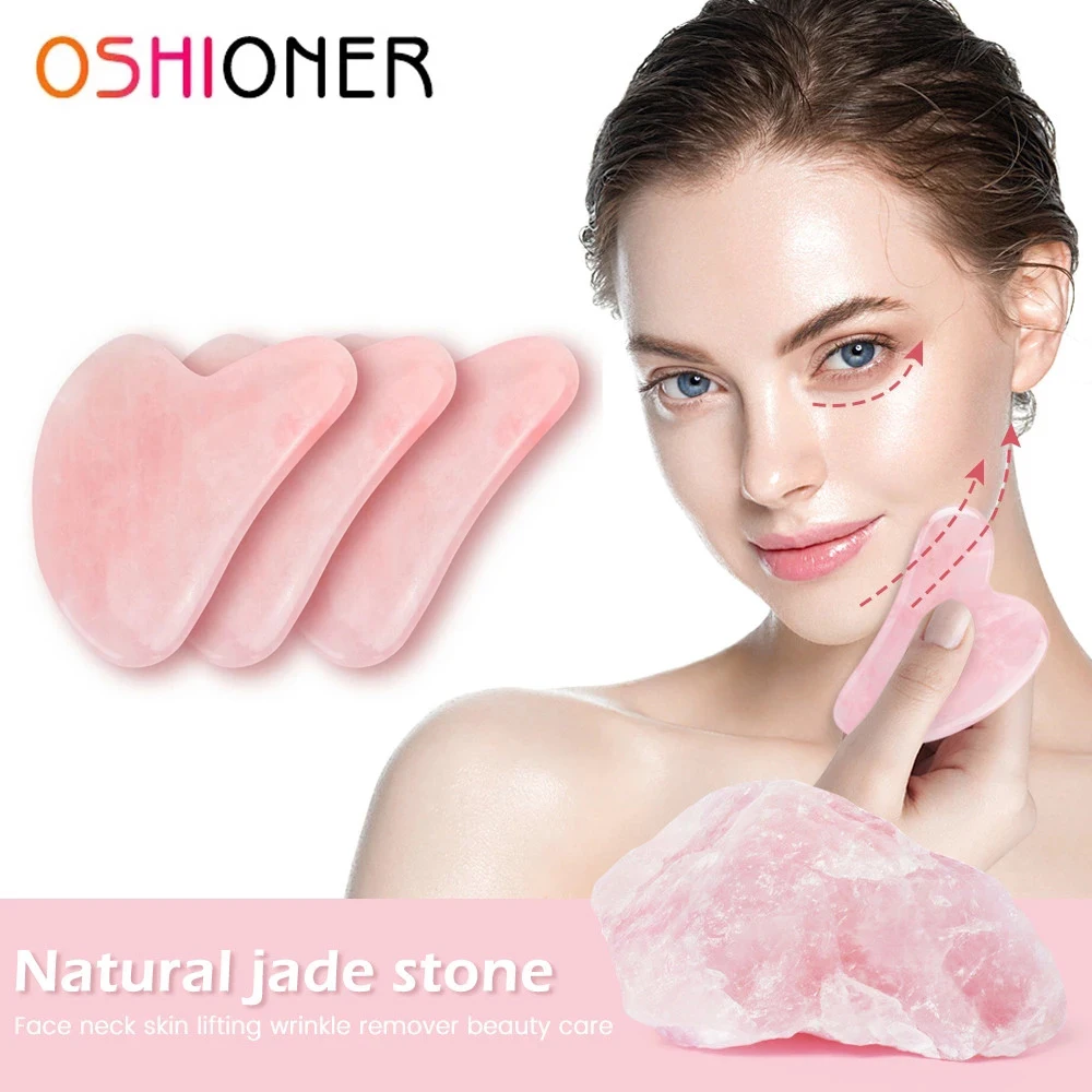 Gua Sha Natural Stone Gouache Scraper Board Meridian Muscle Relaxation Face Massager Lift Body Slimming Massage Skin Care
Gua Sha Natural Stone Gouache Scraper Board Meridian Muscle Relaxation Face Massager Lift Body Slimming Massage Skin Care