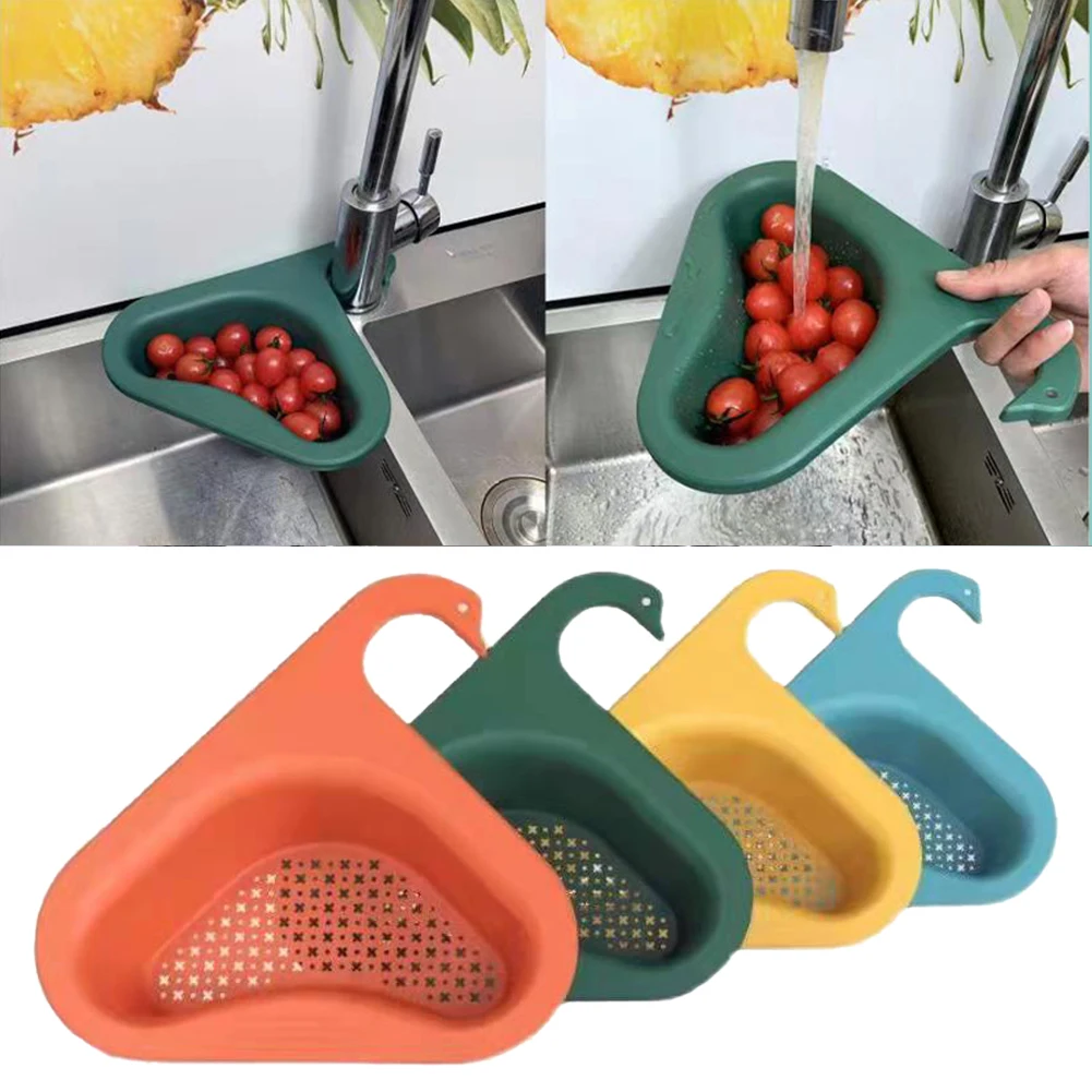 Kitchen Sink Drain Basket Durable Swan-Shaped Hanging Sink Strainer Fruit and Vegetable Drain Rack Multifunctional Drain Basket
Kitchen Sink Drain Basket Durable Swan-Shaped Hanging Sink Strainer Fruit and Vegetable Drain Rack Multifunctional Drain Basket