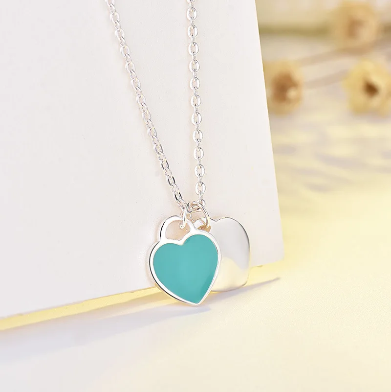 Simple Love Dripping Oil Three-Color Heart-Shaped Pendant Ladies Necklace Personality Fashion Collarbone Chain Women's Jewelry
Simple Love Dripping Oil Three-Color Heart-Shaped Pendant Ladies Necklace Personality Fashion Collarbone Chain Women's Jewelry