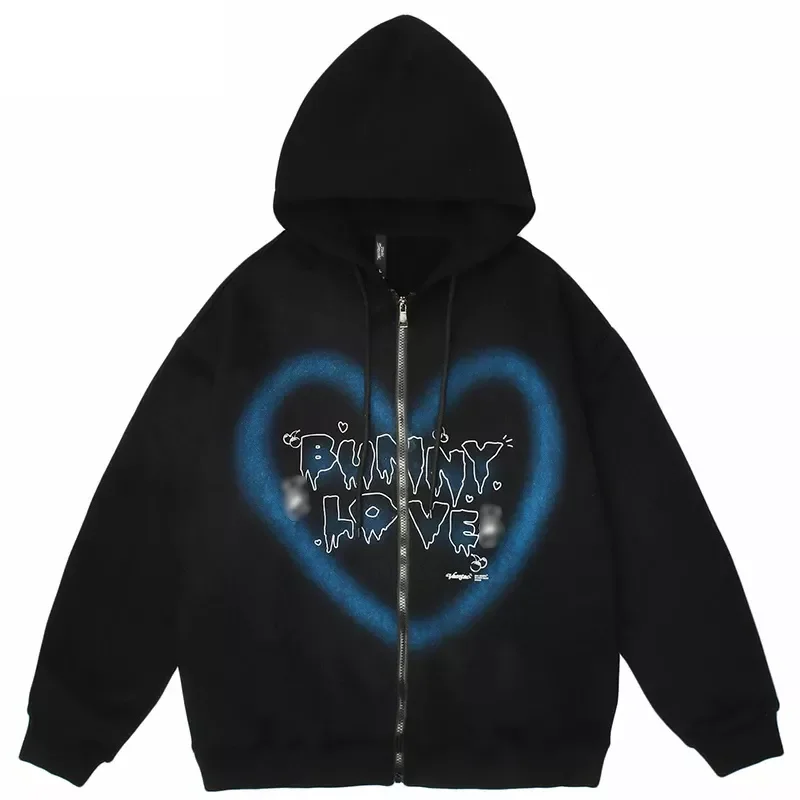 2023New Hop Streetwear Hooded y2k Jacket 90s Men Graffiti Heart Letter Bear Print Jacket Coat Autumn Harajuku Cotton Jacket Out
2023New Hop Streetwear Hooded y2k Jacket 90s Men Graffiti Heart Letter Bear Print Jacket Coat Autumn Harajuku Cotton Jacket Out