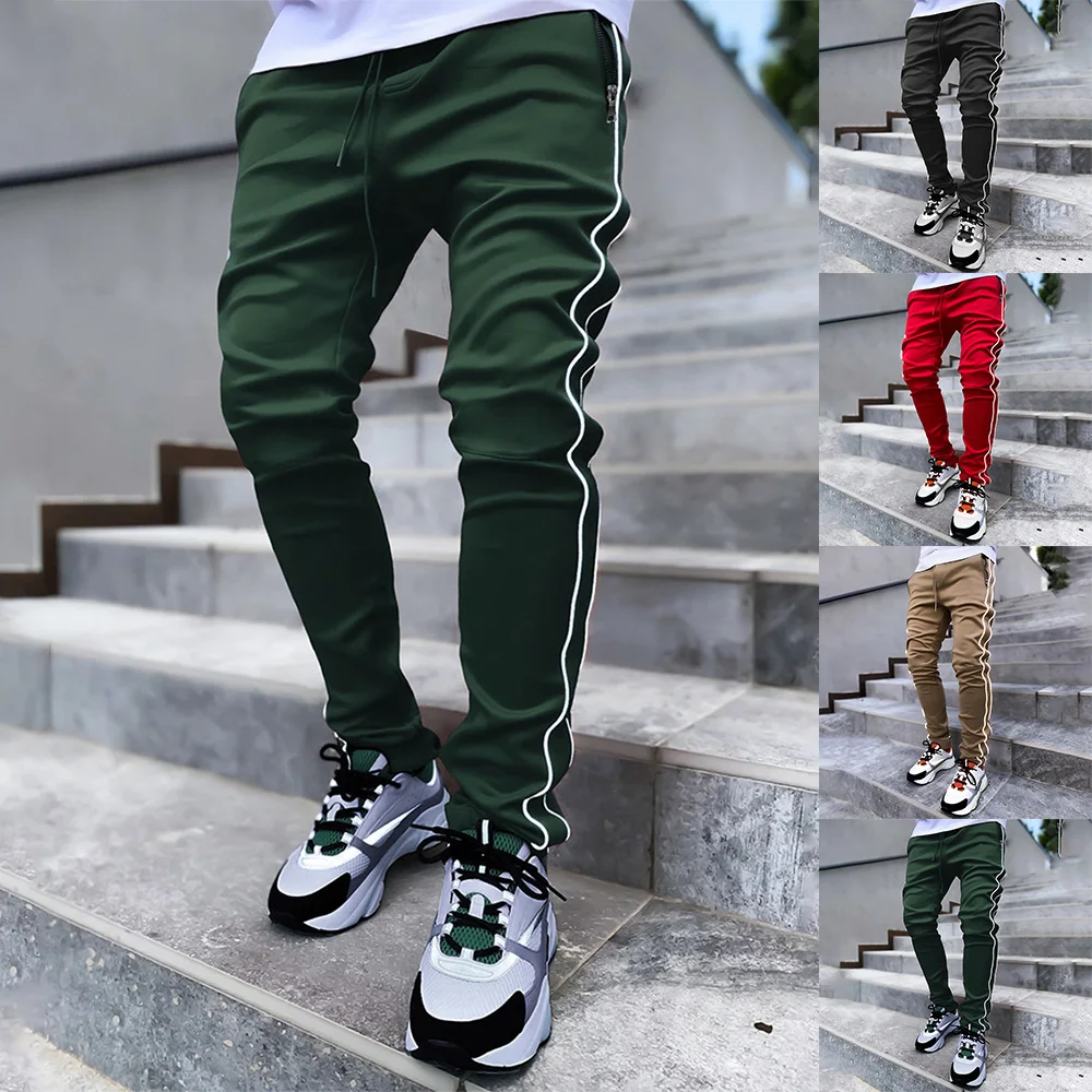 Cargo Pants Spring Autumn Mens Stretch Multi-Pocket Reflective Straight Sports Fitness Casual Trousers Joggers
Cargo Pants Spring Autumn Mens Stretch Multi-Pocket Reflective Straight Sports Fitness Casual Trousers Joggers