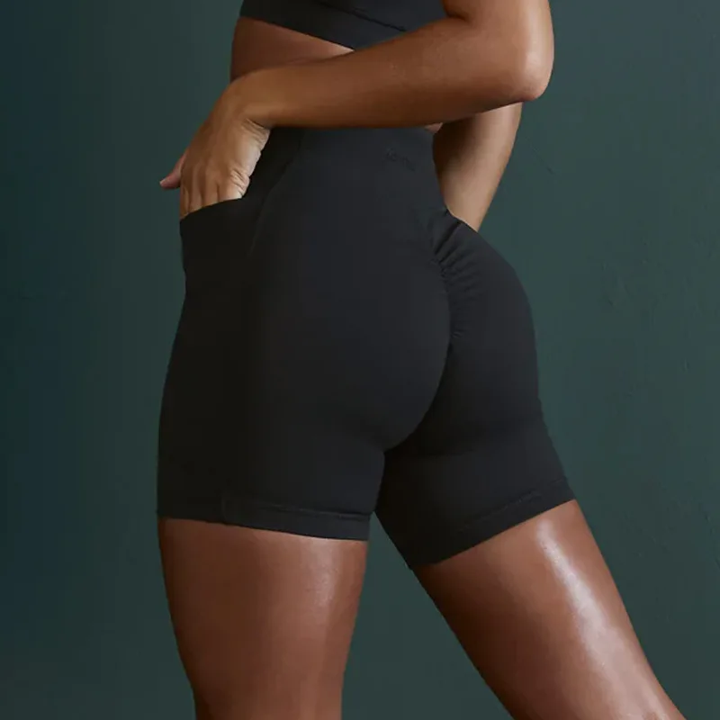Gym Jogging Running Shorts Yoga Shorts Women High Waist Lifting Push Up Tight Sports Pocket Fitness Yoga Short Pant
Gym Jogging Running Shorts Yoga Shorts Women High Waist Lifting Push Up Tight Sports Pocket Fitness Yoga Short Pant