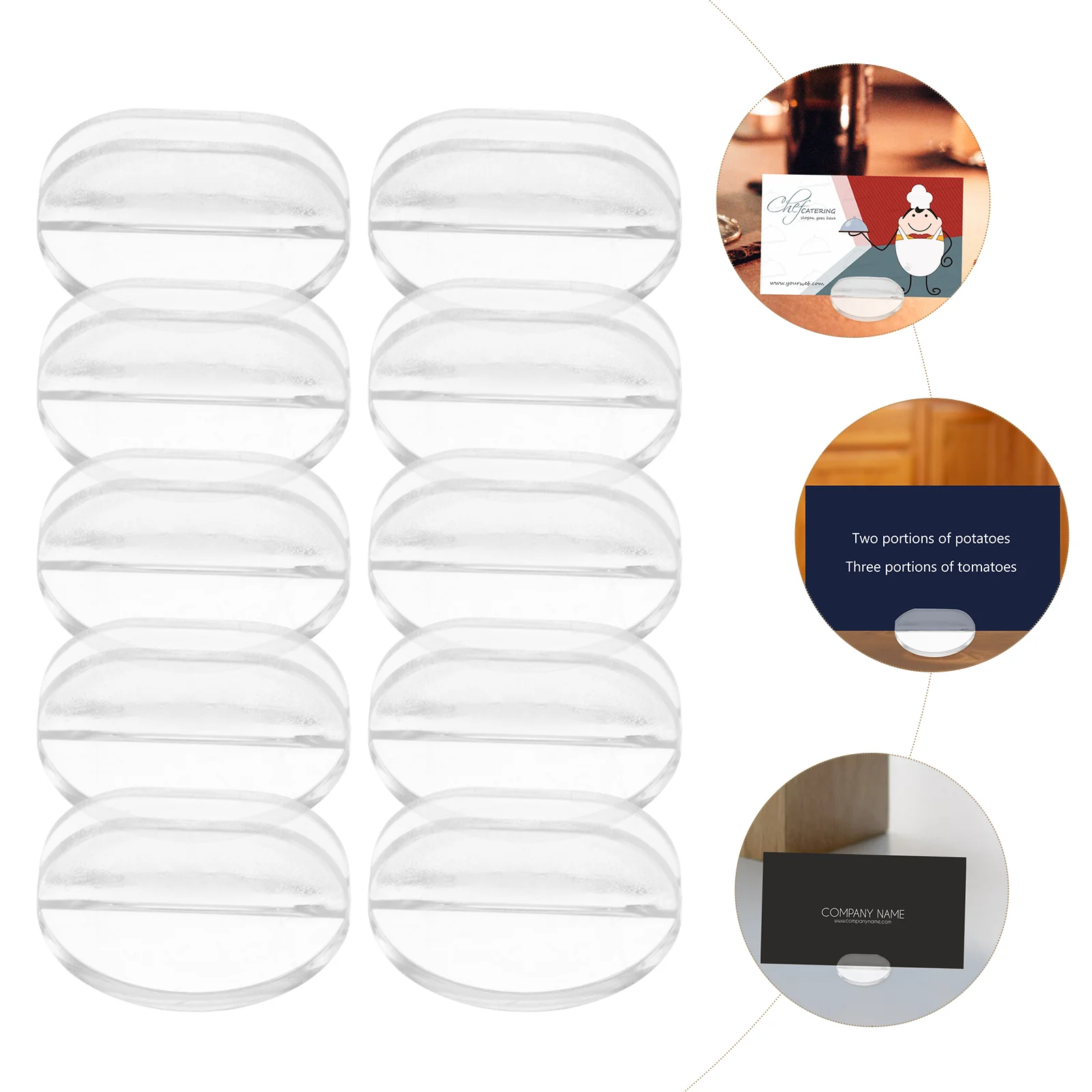 50pcs Business Cards Holders Clear Cards Stands Business Cards Stands Desktop Card Holders
50pcs Business Cards Holders Clear Cards Stands Business Cards Stands Desktop Card Holders