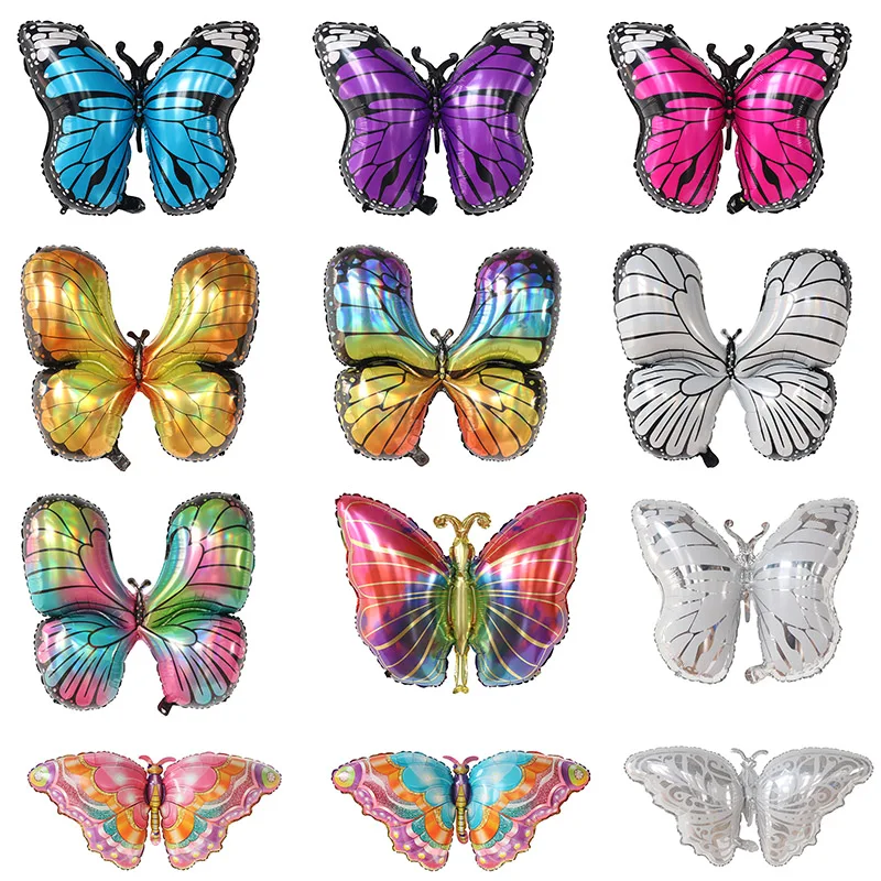 50pcs Colorful Butterfly Aluminum Foil Helium Balloons Birthday Theme Party Baby Shower Wedding Decoration Air Globos Kids Toys
50pcs Colorful Butterfly Aluminum Foil Helium Balloons Birthday Theme Party Baby Shower Wedding Decoration Air Globos Kids Toys