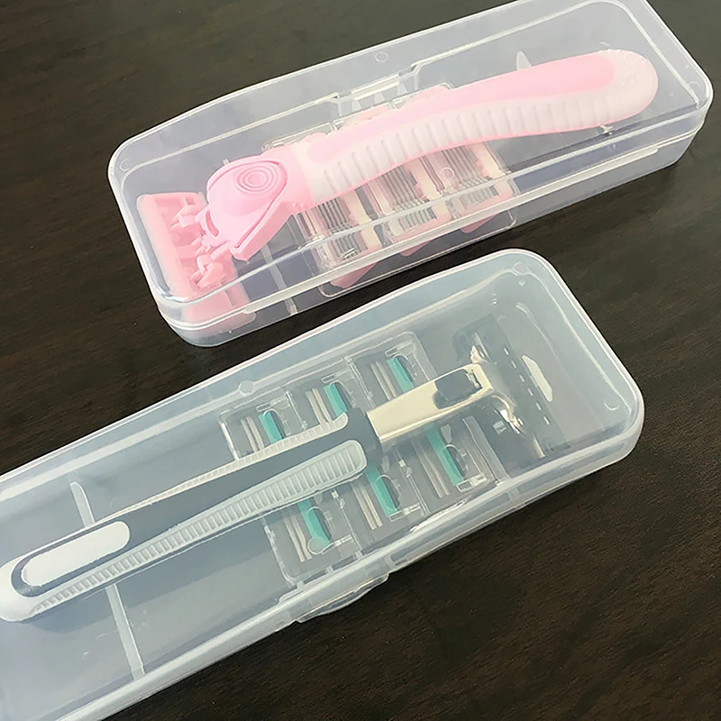 1pcs Plastic Shaver Box Portable Travel Men's Razor Case Shaving Machine Container Holder Transparent Razor Blades Storage Box 
1pcs Plastic Shaver Box Portable Travel Men's Razor Case Shaving Machine Container Holder Transparent Razor Blades Storage Box