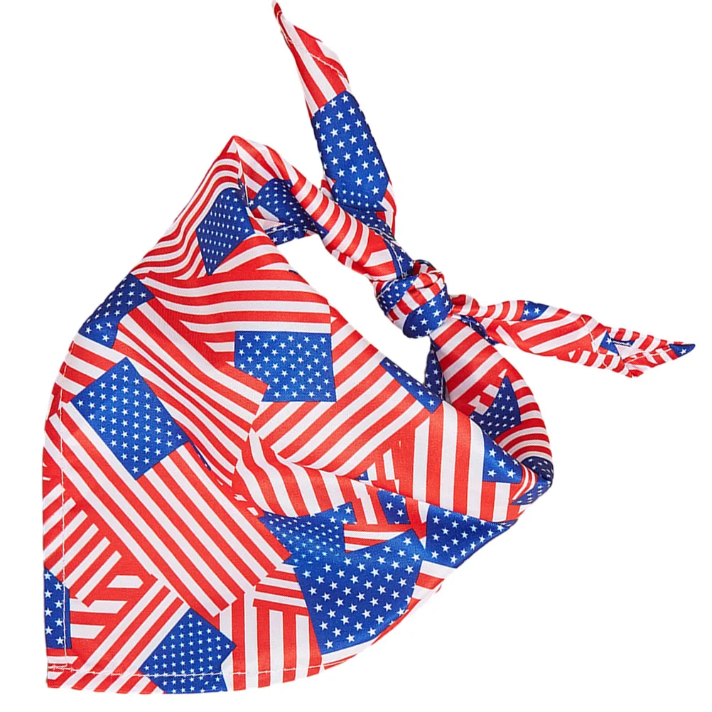 Holiday Pet Triangle Bandana Decor Decorative Scarf American Flag Towel Head Puppy
Holiday Pet Triangle Bandana Decor Decorative Scarf American Flag Towel Head Puppy