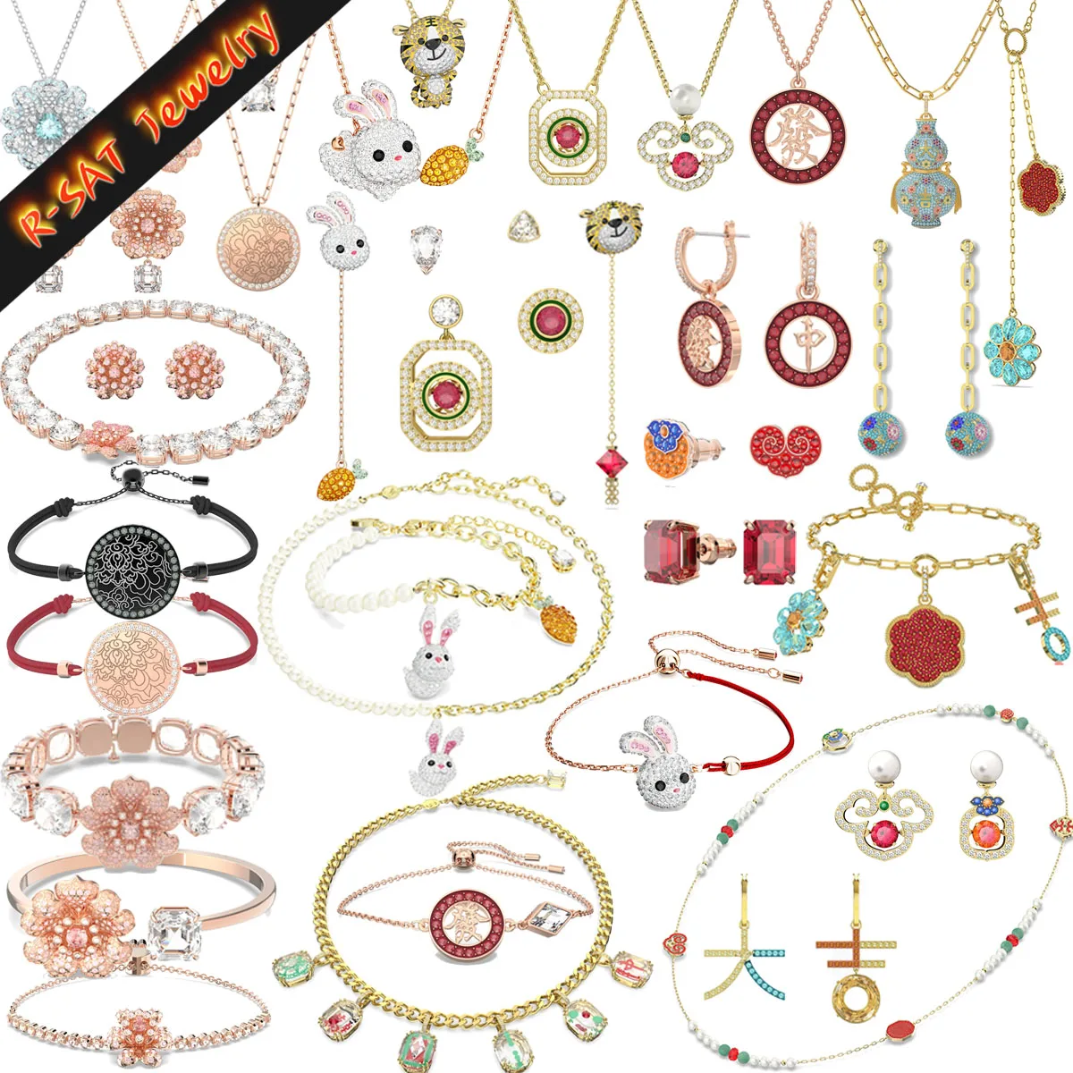 Original 2023 New Trends Jewelry Sets Luxury Brand Connexus Austrian Crystal Necklace Bracelet Earring for Women With Logo
Original 2023 New Trends Jewelry Sets Luxury Brand Connexus Austrian Crystal Necklace Bracelet Earring for Women With Logo