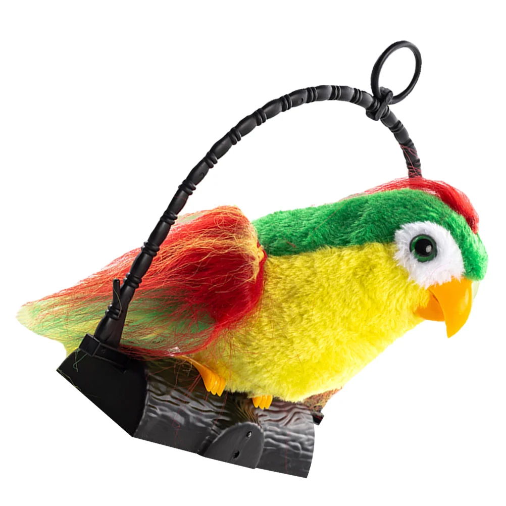 

Recording Parrot Bird Hanging Decoration Household Animal Learning Good Helper Educational Toy Plush Talking Child Puzzle Toys