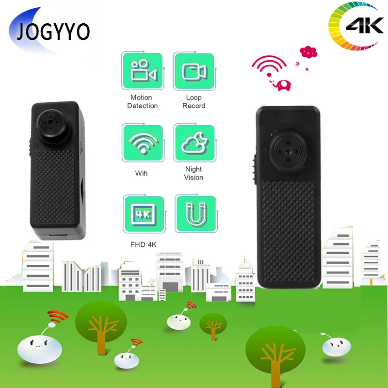 HD 4K Smart Wireless Wifi Mini Camera AUdio Video Recorder Micro ip Cam P2P/AP Night Vision Motion Detection Camcorder
HD 4K Smart Wireless Wifi Mini Camera AUdio Video Recorder Micro ip Cam P2P/AP Night Vision Motion Detection Camcorder