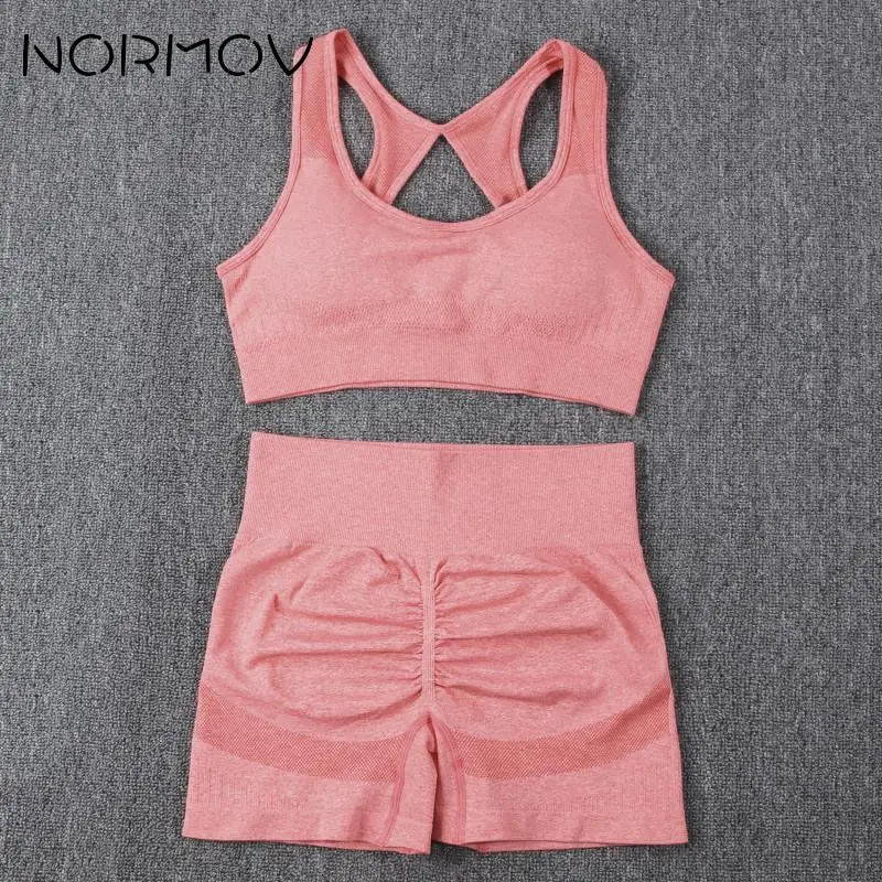 NORMOV Raises Butt Yoga Set High Waist Women Sports Set Seamless Gym Sets for Women Knitted Workout Set Hollowed Out Gym Set
NORMOV Raises Butt Yoga Set High Waist Women Sports Set Seamless Gym Sets for Women Knitted Workout Set Hollowed Out Gym Set