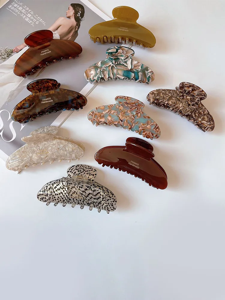 2023 Women's Fashion Simple Hair Claw Trend Fragment Color Matching Big Claw Female Four Seasons Casual Shopping Daily Life Wear
2023 Women's Fashion Simple Hair Claw Trend Fragment Color Matching Big Claw Female Four Seasons Casual Shopping Daily Life Wear