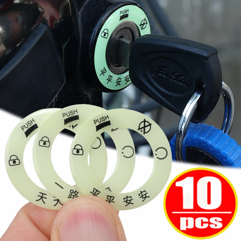 Night Luminous Car Ignition Key Ring Stickers Auto Motorcycle Truck 3D Decals Decoration Key Fluorescent Circle Interior Sticker
Night Luminous Car Ignition Key Ring Stickers Auto Motorcycle Truck 3D Decals Decoration Key Fluorescent Circle Interior Sticker