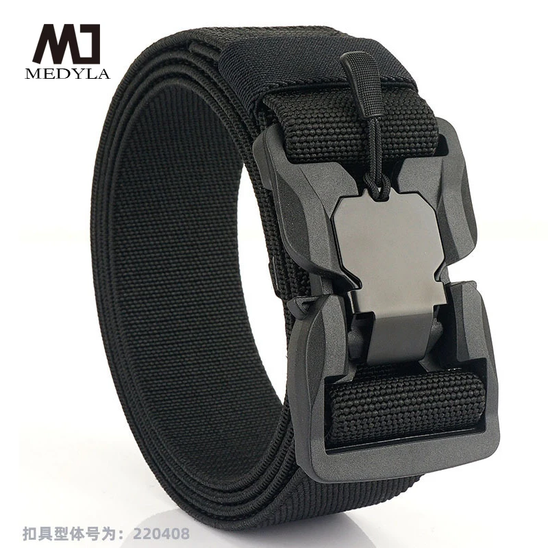 Tactical Belt Magnetic Buckle Quick Release Elastic Belt Casual Nylon Tooling Men's Training Trousers Belt
Tactical Belt Magnetic Buckle Quick Release Elastic Belt Casual Nylon Tooling Men's Training Trousers Belt