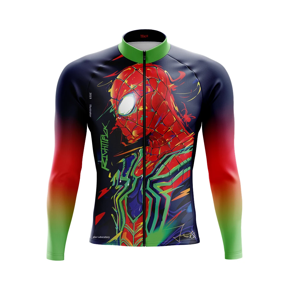 2077 RT Cycling Jersey Iridescent Super Hero Spring And Autumn Thin Mesh Long Sleeve Cycle Clothing Unisex Road Bike Apparel
2077 RT Cycling Jersey Iridescent Super Hero Spring And Autumn Thin Mesh Long Sleeve Cycle Clothing Unisex Road Bike Apparel