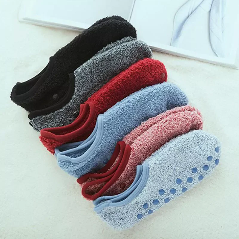 1Pairs Floor Boat Socks for Women Men Winter Warm Cotton Plush Breathable Non-Slip Socks Solid Short Socks Slippers Indoor
1Pairs Floor Boat Socks for Women Men Winter Warm Cotton Plush Breathable Non-Slip Socks Solid Short Socks Slippers Indoor