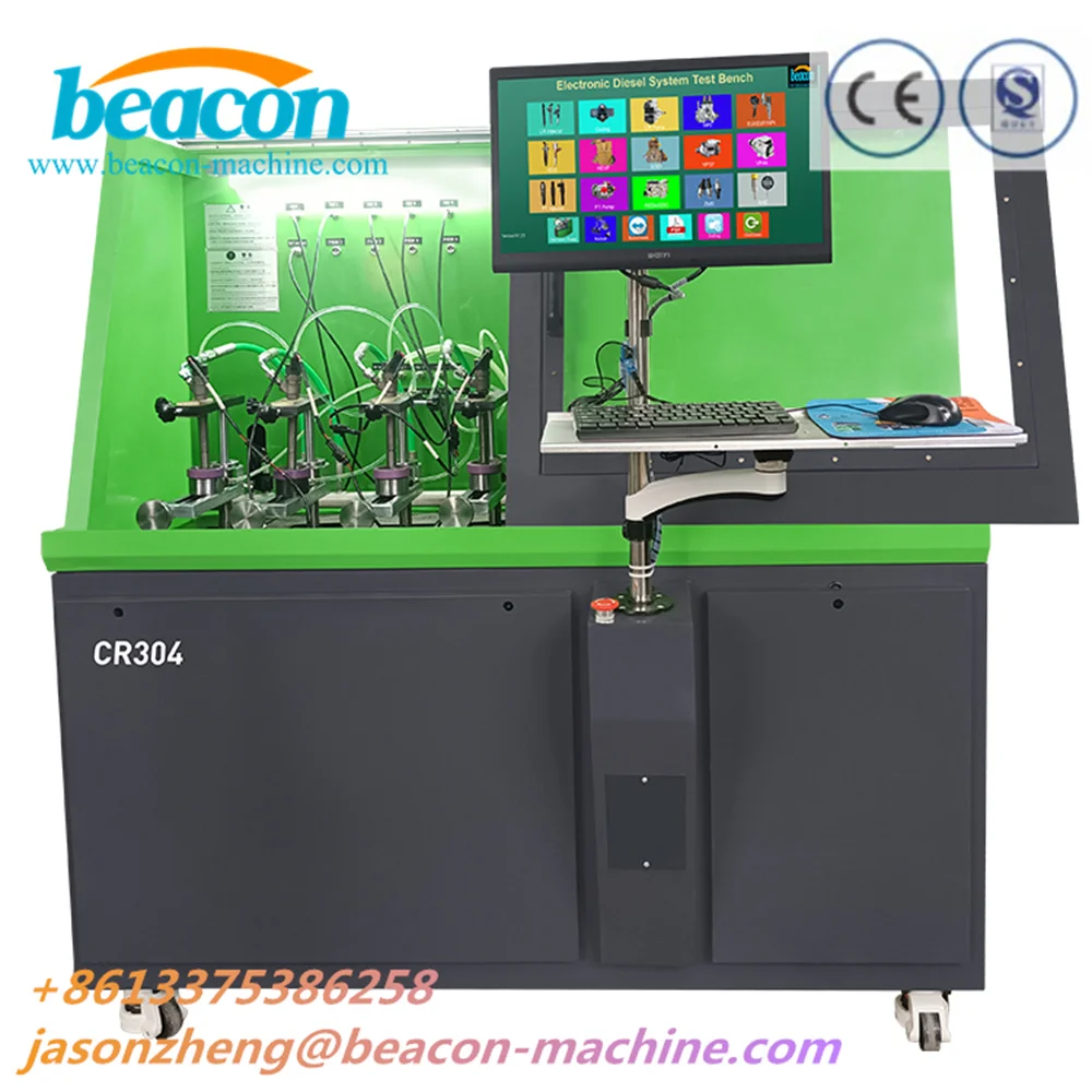 CR304 Common Rail Injector Test Bench Calibration 4 Piezo Injectors with 4 Flow Sensors Bip Coding Function 
CR304 Common Rail Injector Test Bench Calibration 4 Piezo Injectors with 4 Flow Sensors Bip Coding Function