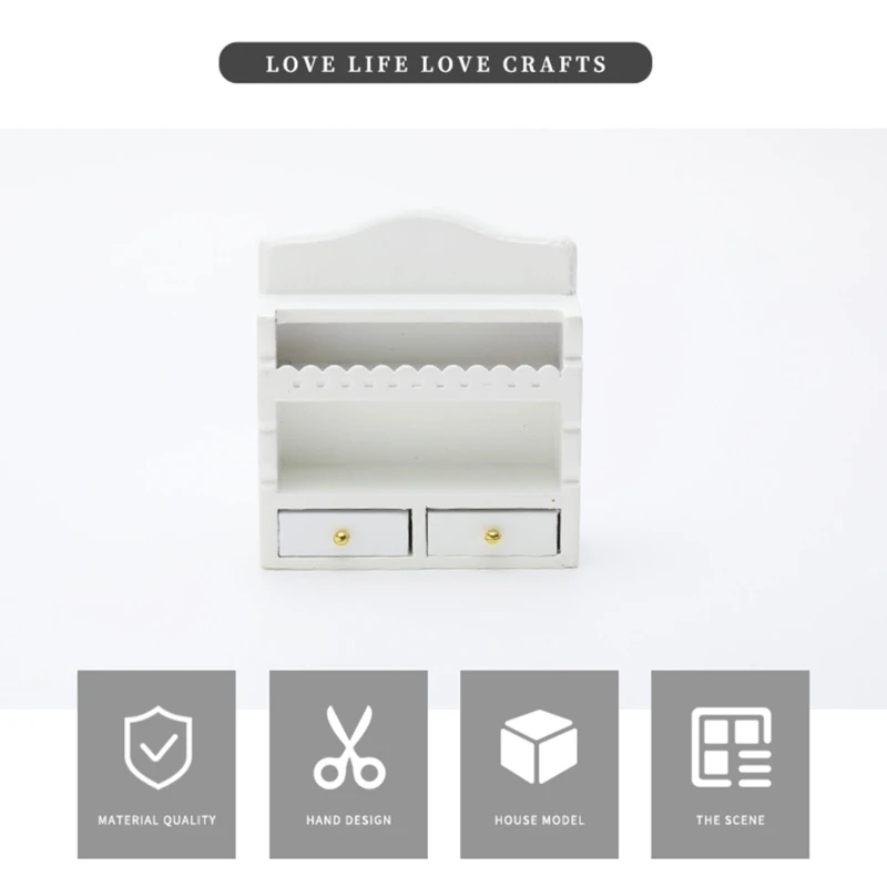 1:12 Scale Dollhouse Kitchen Cabinet DIY Miniature for Doll House Furniture White Cupboard Handmade Crafts Accessories T
1:12 Scale Dollhouse Kitchen Cabinet DIY Miniature for Doll House Furniture White Cupboard Handmade Crafts Accessories T