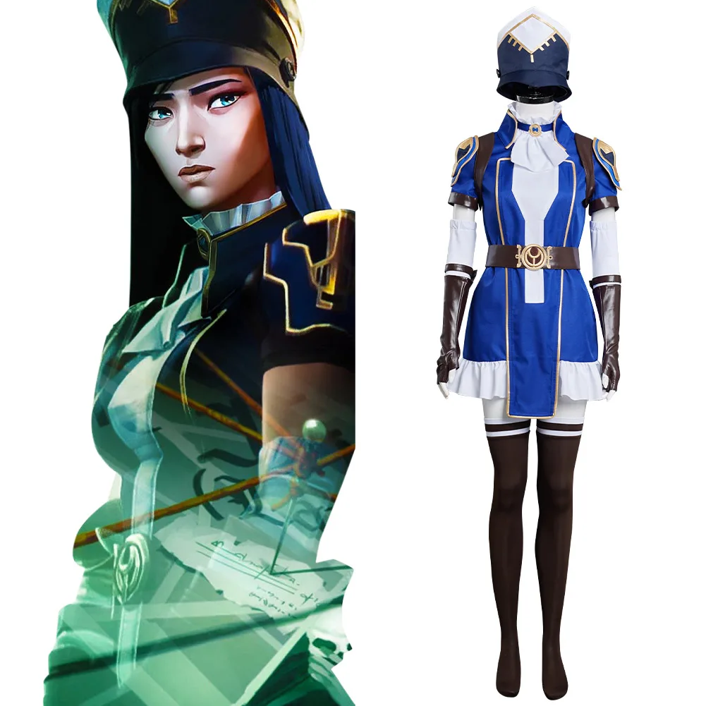 Arcane: LOL - Caitlyn the Sheriff of Piltover Cosplay Costume Outfits Halloween Carnival Suit
Arcane: LOL - Caitlyn the Sheriff of Piltover Cosplay Costume Outfits Halloween Carnival Suit