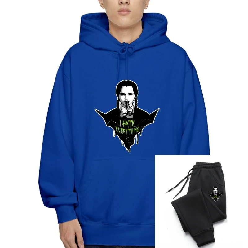 Wednesday Addams Goth Gothic Emo I Hate Everything Pullover Black Ship Fast Style Round Outerwear
Wednesday Addams Goth Gothic Emo I Hate Everything Pullover Black Ship Fast Style Round Outerwear