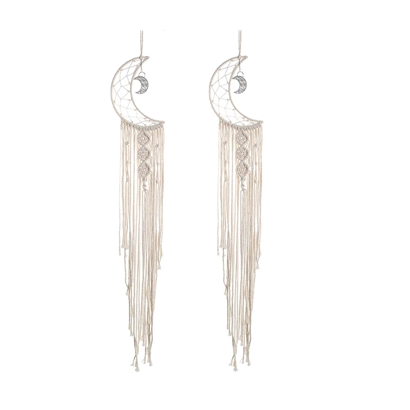 Boho Moon Dreamcatcher 2Pcs,Christmas Home Room Decorations Dream Catcher,Nursery Decor Interesting Finds Wall Decor
Boho Moon Dreamcatcher 2Pcs,Christmas Home Room Decorations Dream Catcher,Nursery Decor Interesting Finds Wall Decor