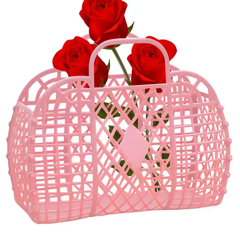 Vintage Jelly Purse Portable Retro Jelly Basket For Easter Waterproof Travel Bag Jelly Basket For Beach Pool Work Easter Tote
Vintage Jelly Purse Portable Retro Jelly Basket For Easter Waterproof Travel Bag Jelly Basket For Beach Pool Work Easter Tote