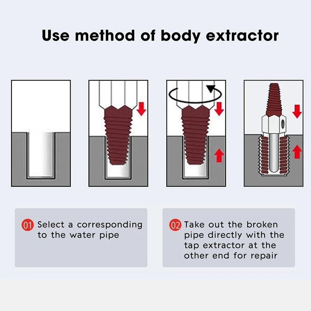 2 In 1 Carbon Steel Screw Extractor Set Faucet Water Pipe Triangle Valve Screw Extractor For Removing Hand Tools
2 In 1 Carbon Steel Screw Extractor Set Faucet Water Pipe Triangle Valve Screw Extractor For Removing Hand Tools