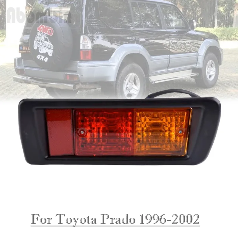 

Auto Rear Bumper Light Outer Tail Lamp Brake Lamp Brake Back Light Housing For Toyota Prado Land Cruiser LC90 3400 2700 1996-02