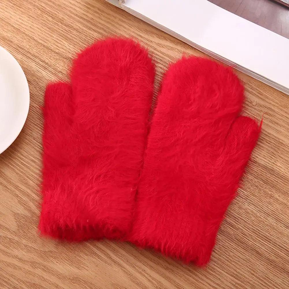 1 Pair Beautiful Ladies Mittens Solid Color Women Mittens Cozy Fall Winter Ladies Gloves Cold Resistant
1 Pair Beautiful Ladies Mittens Solid Color Women Mittens Cozy Fall Winter Ladies Gloves Cold Resistant