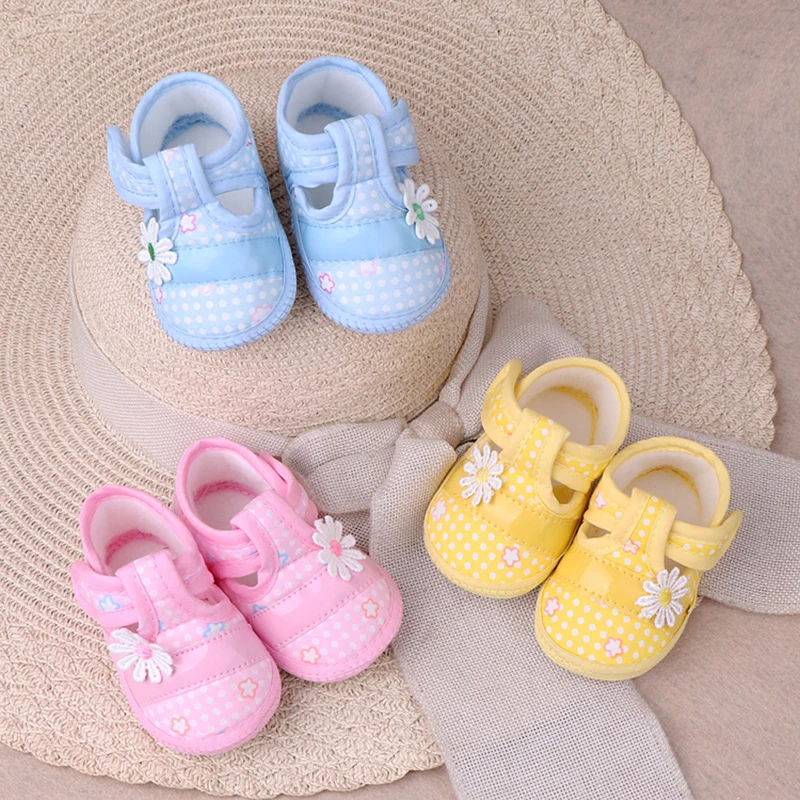 

Soft Cotton Sole Anit-slip Baby Shoes Lovely Flower Infant Baby Girls Shoes Spring Autumn Comfort Newborn Baby Princess Shoes