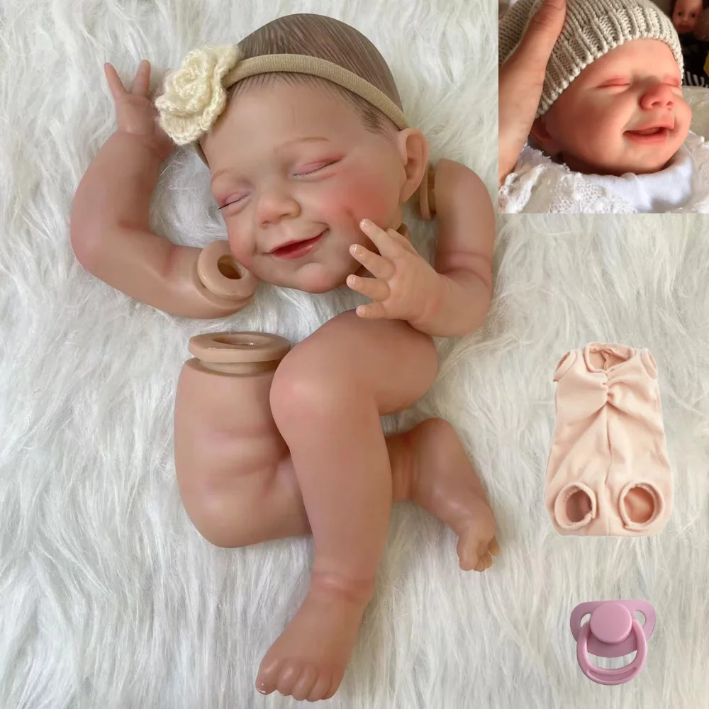 20Inch Already Painted Reborn Doll Kit April Hand-rooted Eyelashes Unassembled DIY Doll Parts With Cloth Body Toy Figure lol
20Inch Already Painted Reborn Doll Kit April Hand-rooted Eyelashes Unassembled DIY Doll Parts With Cloth Body Toy Figure lol