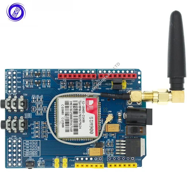 SIM900 GPRS/GSM Защитная макетная плата четырехдиапазонный модуль для Arduino совместимый
SIM900 GPRS/GSM Защитная макетная плата четырехдиапазонный модуль для Arduino совместимый
