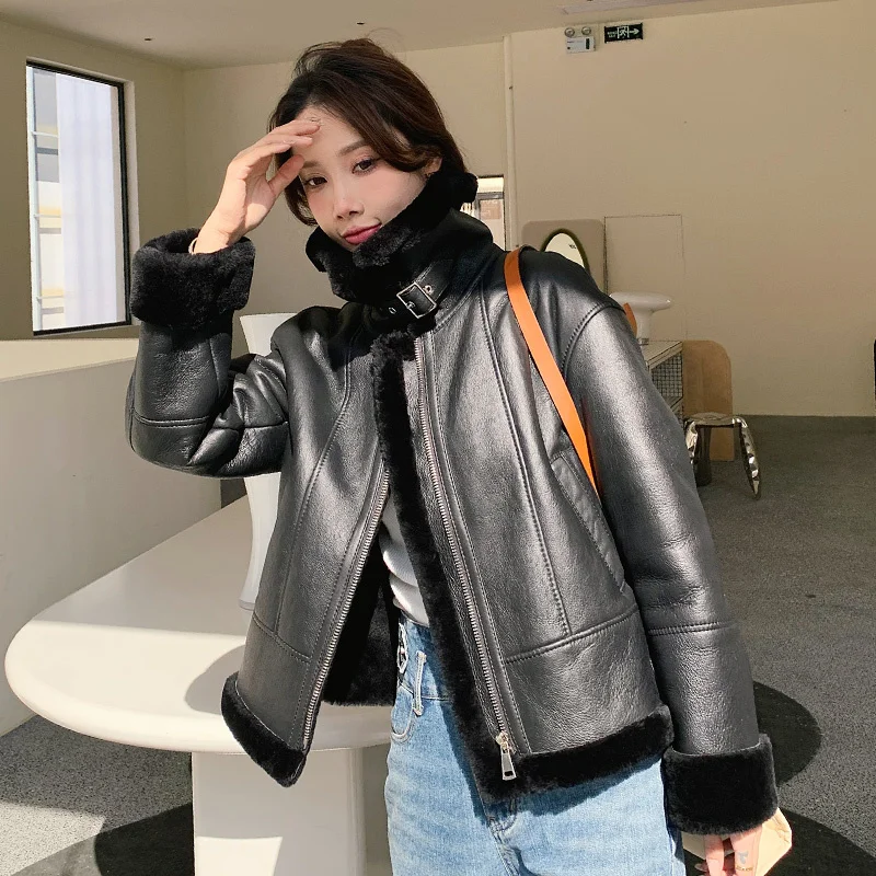 Winter Real Coats Jacket Natural Sheep Coat Female Genuine Leather Fur Jackets for Women Clothing Abrigo Mujer
Winter Real Coats Jacket Natural Sheep Coat Female Genuine Leather Fur Jackets for Women Clothing Abrigo Mujer