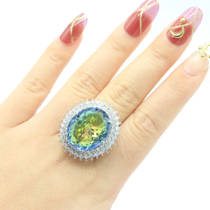 31x28 мм европейский дизайн большой драгоценный камень 12 г огонь Радуга Мистик Топаз Белый CZ для мужчин знакомство подарок серебряные кольца
31x28 мм европейский дизайн большой драгоценный камень 12 г огонь Радуга Мистик Топаз Белый CZ для мужчин знакомство подарок серебряные кольца