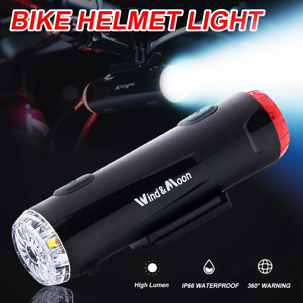 Bicycle Helmet Headlight 2 in 1 Front And Rear Light USB Rechargeable Waterproof Bike Helmet Light Flashlight Cycling Accessorie
Bicycle Helmet Headlight 2 in 1 Front And Rear Light USB Rechargeable Waterproof Bike Helmet Light Flashlight Cycling Accessorie