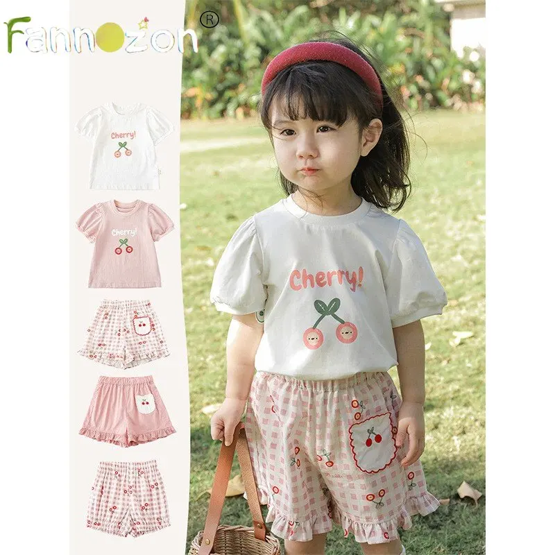2 PCS Short Sets Cherry New 2023 Summer Girls Clothing 100% Cotton Outfit Short Sets Summer Matching Sets Clothing Clothes Tops
2 PCS Short Sets Cherry New 2023 Summer Girls Clothing 100% Cotton Outfit Short Sets Summer Matching Sets Clothing Clothes Tops