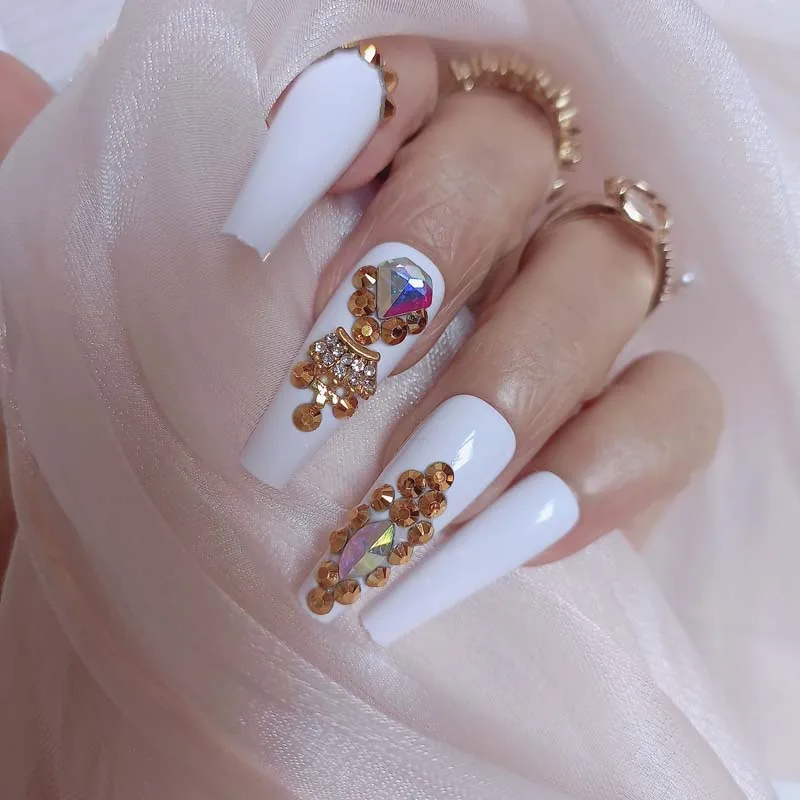 24pcs latest luxury jewelry ballet coffin fake nails crystal diamond 2022 Crown white
24pcs latest luxury jewelry ballet coffin fake nails crystal diamond 2022 Crown white