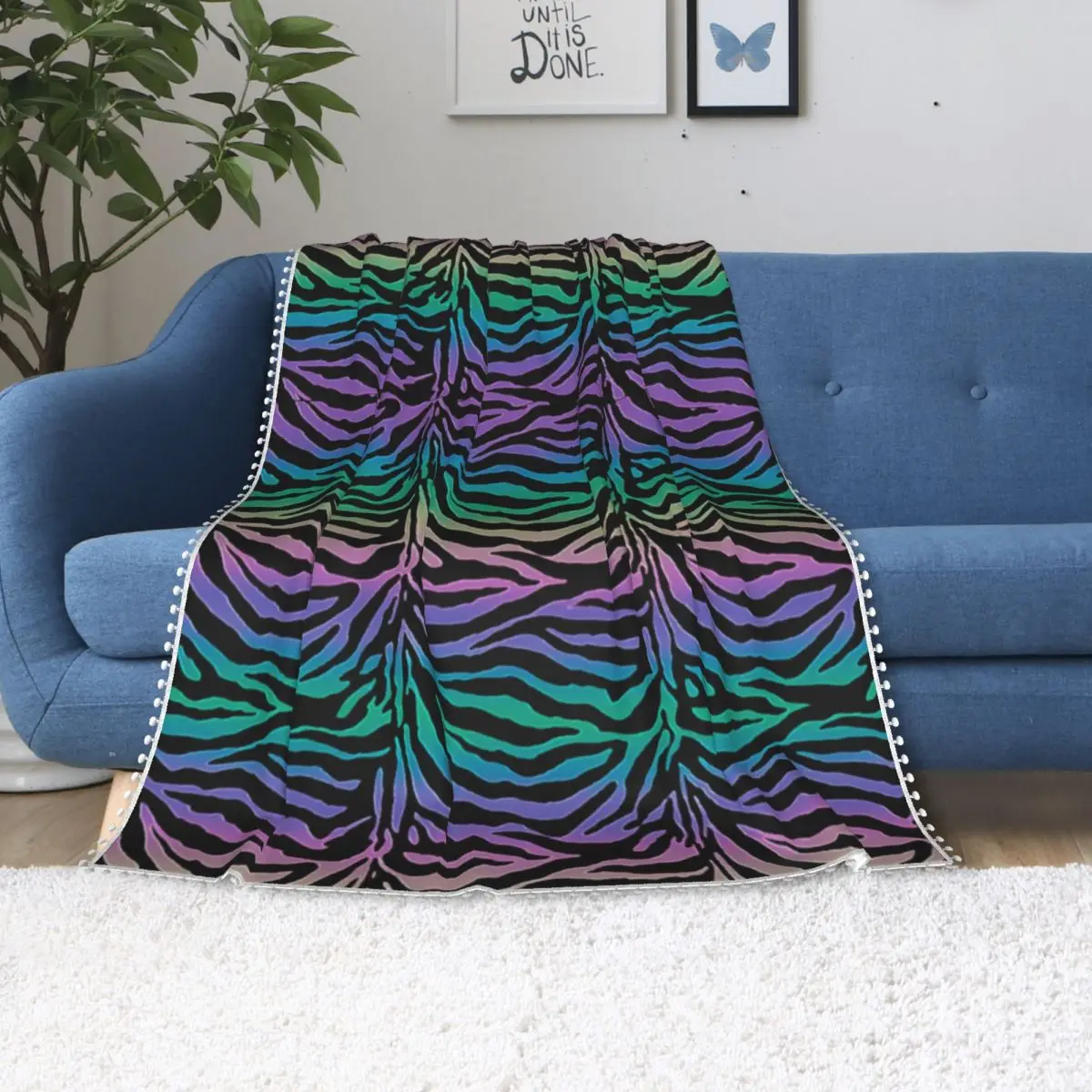 Rainbow Zebra Blanket Animal Print Stripe Cheap Luxury Bedspread Fleece Sleep Super Soft Blanket
Rainbow Zebra Blanket Animal Print Stripe Cheap Luxury Bedspread Fleece Sleep Super Soft Blanket